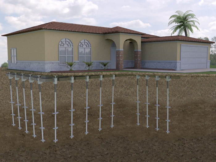 foundation repair pier piers push system foundations florida slab settling afs illustration jacksonville tallahassee pensacola georgia basement southern panama contractors