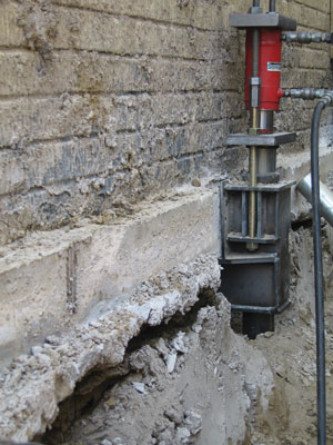 Commercial Push Pier Installation in Bakersfield, CA