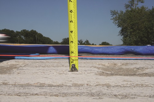 Before PolyLevel® highway repair Before leveling highway