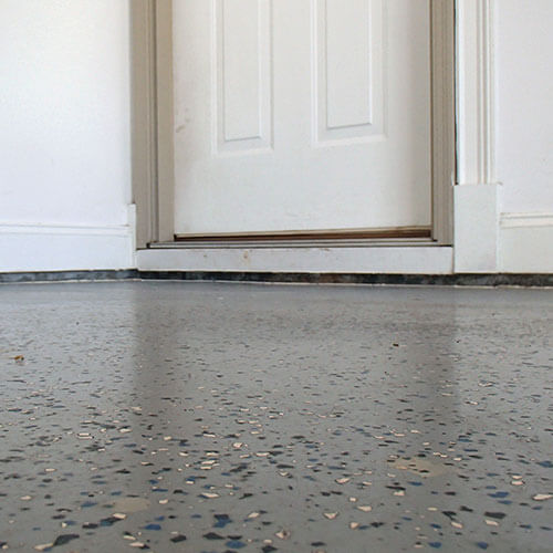 Sunken garage floor Uneven concrete garage floor