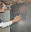 installation steps for crawl space insulation in a crawl space in San Bernardino