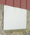 head-on view of one of our doors installed in Torrance for crawl spaces