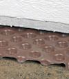 crawl space insulation installed in Oxnard over our extra large drainage matting